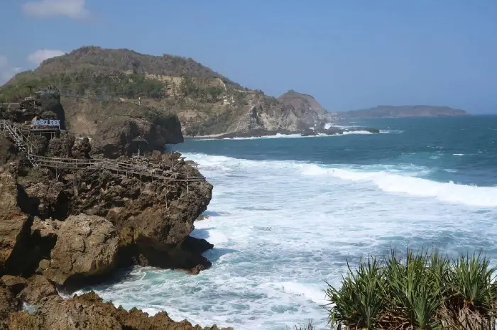 Ngobaran Beach in Gunungkidul